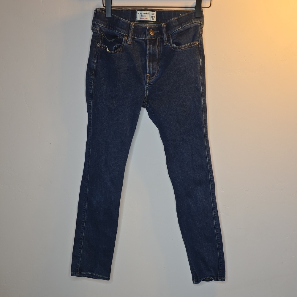 13/14 Abercrombie Kids Blue Skinny Slim Jeans